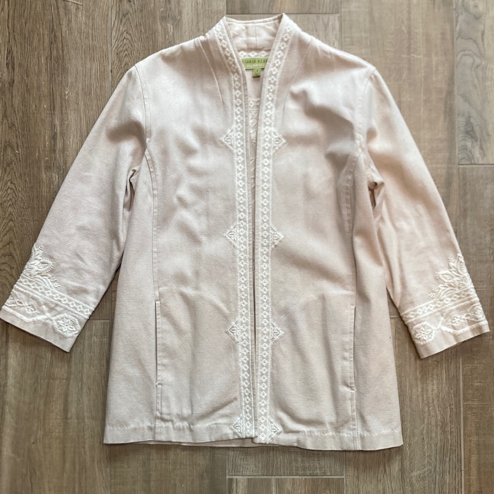 100% Cotton Embroidered Summer Jacket
